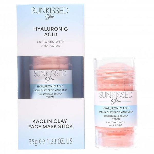 Sunkissed Skin Hyaluronic Acid And Kaolin Clay Face Mask Stick 35g - LookincredibleSunkissed5055193548131