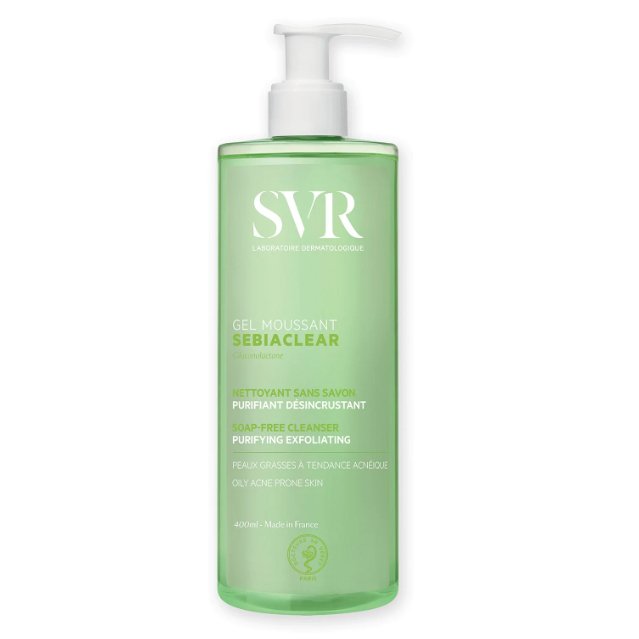 SVR Sebiaclear Purifying & Exfoliating Soap Free Cleanser 400ml - LookincredibleSVR3401381332785