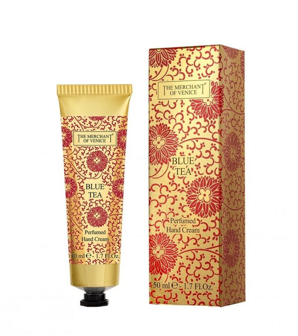 The Merchant Of Venice Blue Tea Perfumed Hand Cream 50ml - Lookincrediblethe merchant of venice679602570633