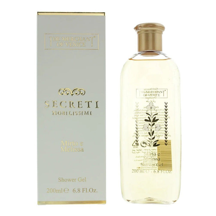 The Merchant of Venice Secreti Noblissimi Mirto e Melissa Shower Gel 200ml - Lookincrediblethe merchant of venice679602498135