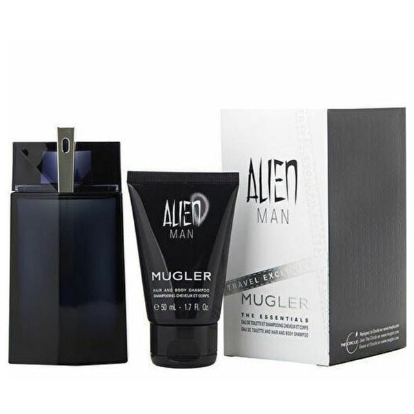 Thierry Mugler Alien Travel Exclusive Gift Set Man EDT 100ml Refillable + Body Shampoo 50ml - LookincredibleThierry Mugler3439600039559