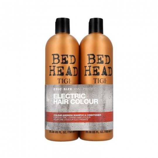 Tigi Bed Head Colour Goddess Shampoo and Conditioner for Coloured Hair 2x750ml - LookincredibleTigi615908942200