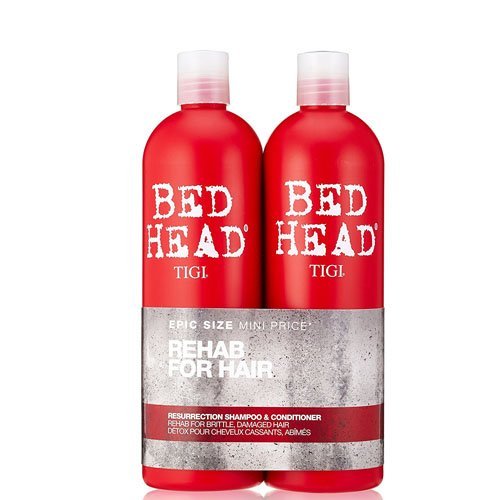 Tigi Bed Head Urban Antidotes Resurrection Shampoo and Conditioner for Damaged Hair 2x750ml - LookincredibleTigi615908950977