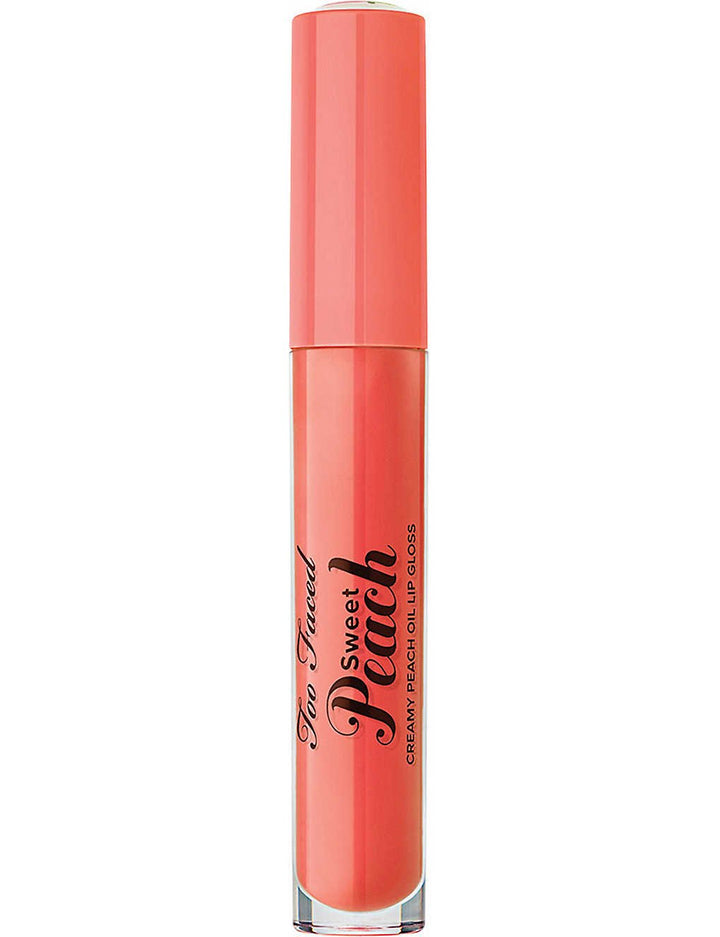 Too Faced Sweet Peach Creamy Peach Oil Lip Gloss 4ml - LookincredibleToo Faced651986502547