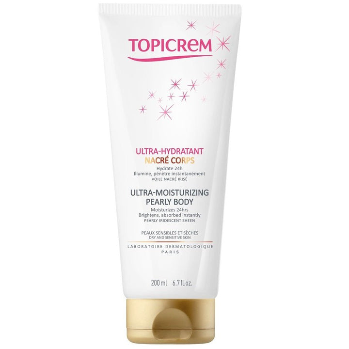 Topicrem Ultra Moisturising Pearly Body 200ml - LookincredibleTopicrem3700281703047