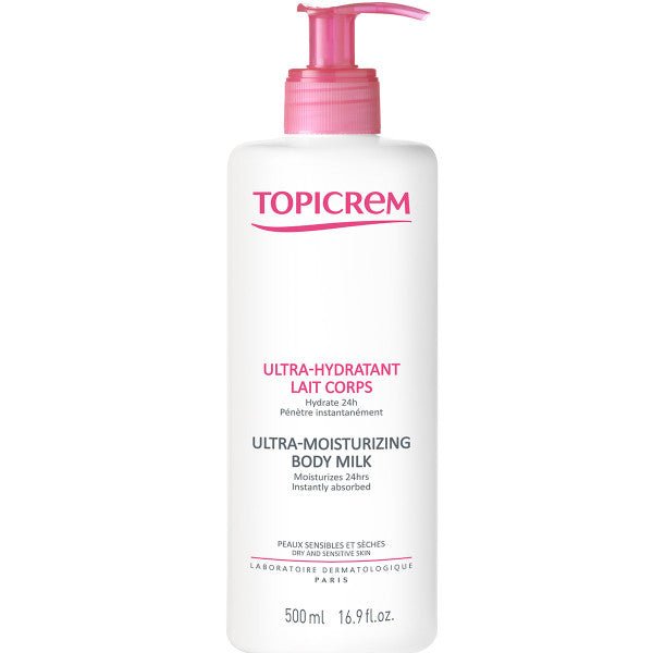 Topicrem Ultra Moisturizing Body Milk 500ml - LookincredibleTopicrem3700281702286