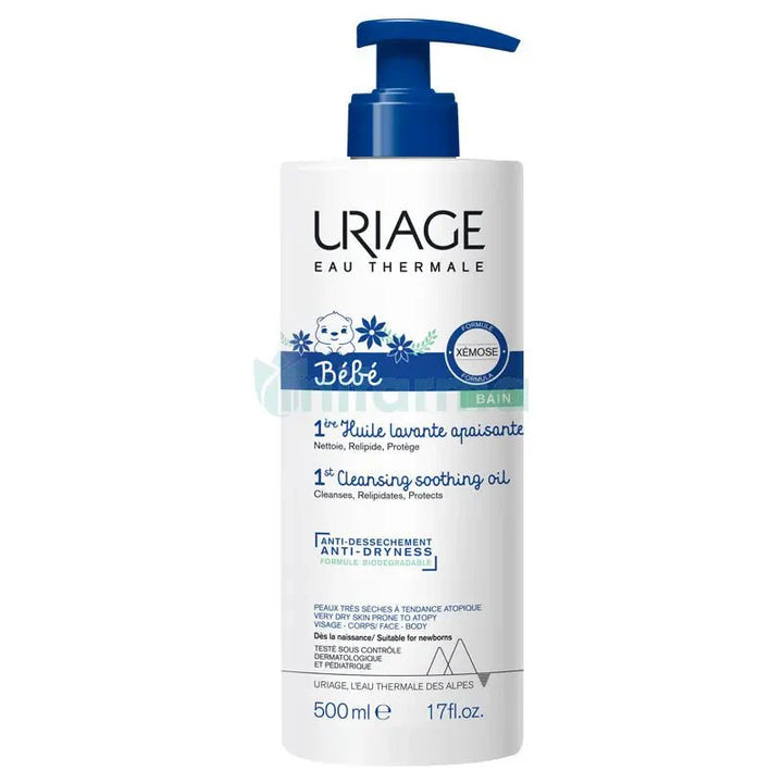 Uriage Bebe Soothing Cleansing Oil 500ml - LookincredibleUriage3661434008146