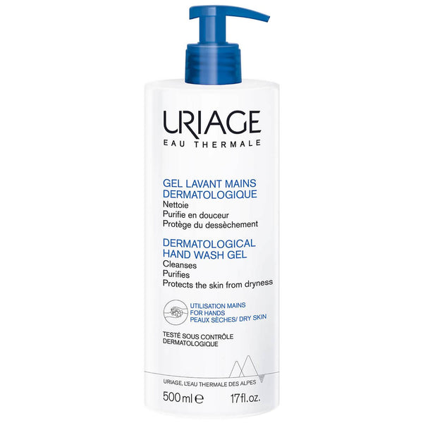 Uriage Eau Thermale Dermatological Hand Wash Gel 500ml - LookincredibleUriage3661434008429