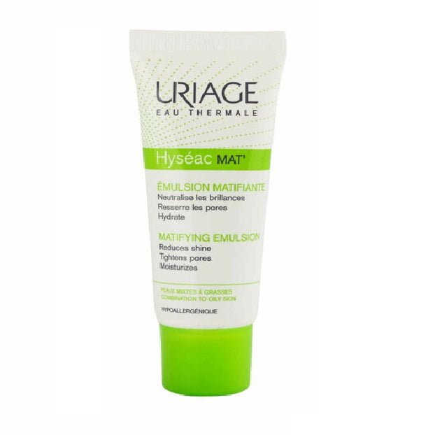 Uriage Hyséac Mat' Mattifying Combination To Oily Skin Emulsion 40ml - LookincredibleUriage3661434001734