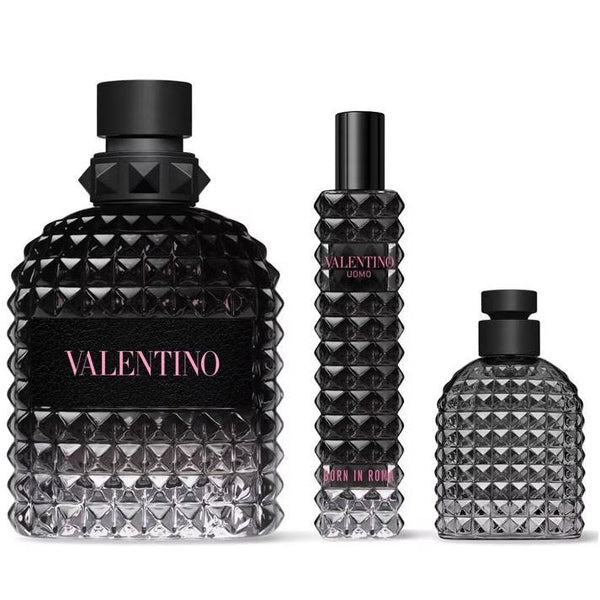 Valentino Born In Roma Uomo Gift Set 100ml EDT + 15ml EDT + 4ml EDT - LookincredibleValentino3614273877909