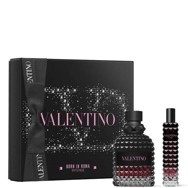 Valentino Uomo Born In Roma Intense Gift Set 50ml EDP Spray + 15ml EDP Spray - LookincredibleValentino3614274103472