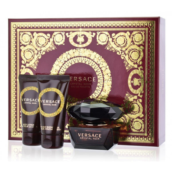 Versace Crystal Noir EDT 50ml + 50ml Shower Gel +50ml Body Lotion - LookincredibleVersace8011003884919