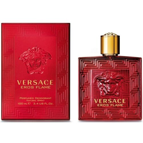 Versace Eros Flame Perfumed Deodorant Spray 100ml Glass Bottle - LookincredibleVersace8011003845385