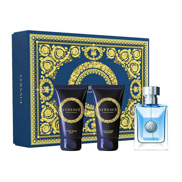 Versace Pour Homme 50ml EDT + 50ml Shower Gel + 50ml Aftershave Balm - LookincredibleVersace8011003870226