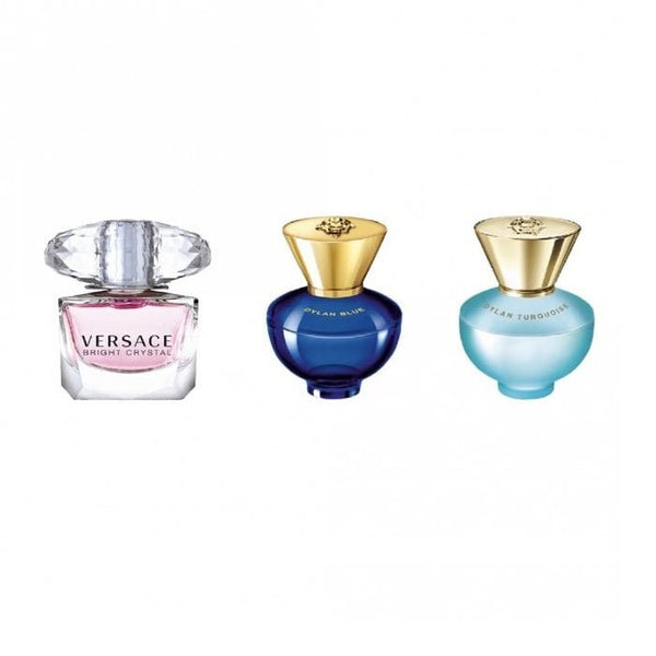 Versace Women Miniature Gift Set 2x 5ml EDT + 1x 5ml EDP - LookincredibleVersace8011003869381