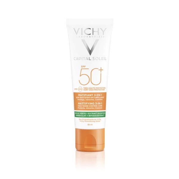 Vichy Capital Soleil Mattifying 3-In-1 SPF50+ 50ml - LookincredibleVichy3337875695176