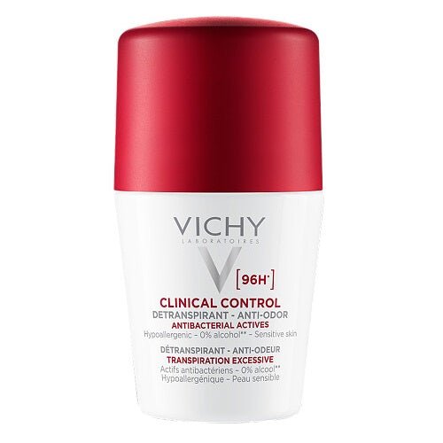 Vichy Clinical Control 96Hr Protection Anti-Perspirant Roll-on Deodorant 50ml - LookincredibleVichy3337875804431