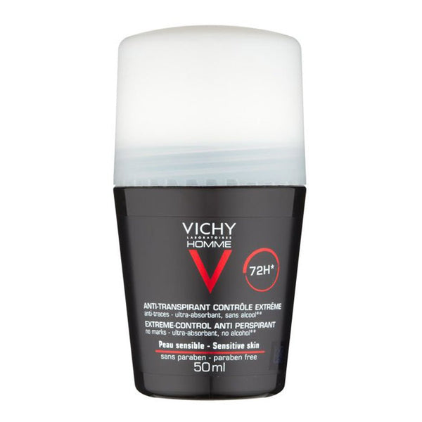 Vichy Homme 72h Anti-Perspirant Extreme Control Deodorant 50ml - LookincredibleVichy3337871320362