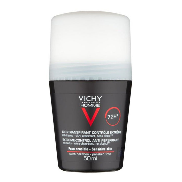 Vichy Homme 72h Anti-Perspirant Extreme Control Deodorant 50ml - LookincredibleVichy3337871320362