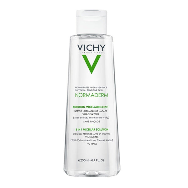 Vichy Normaderm 3 in 1 Micellar Solution 200ml - LookincredibleVichy3337871323257