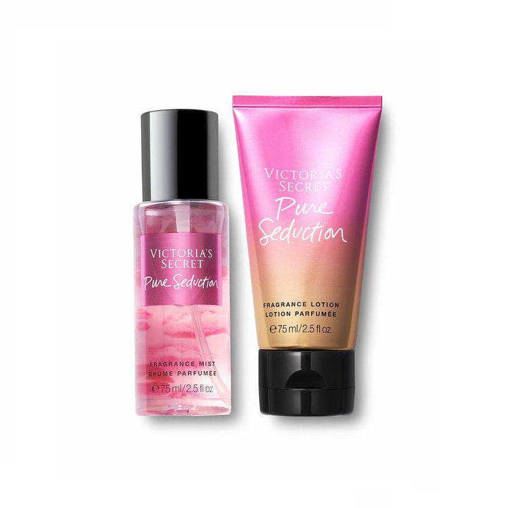 Victoria's Secret Pure Seduction Gift Set Fragrance Mist 75ml + Fragrance Lotion 75ml - LookincredibleVictoria's Secret667554758728