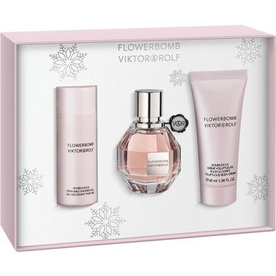 Viktor & Rolf Flowerbomb 30ml EDP + 50ml Body Lotion + 40ml Body Cream Gift Set - LookincredibleViktor & Rolf3614273581127