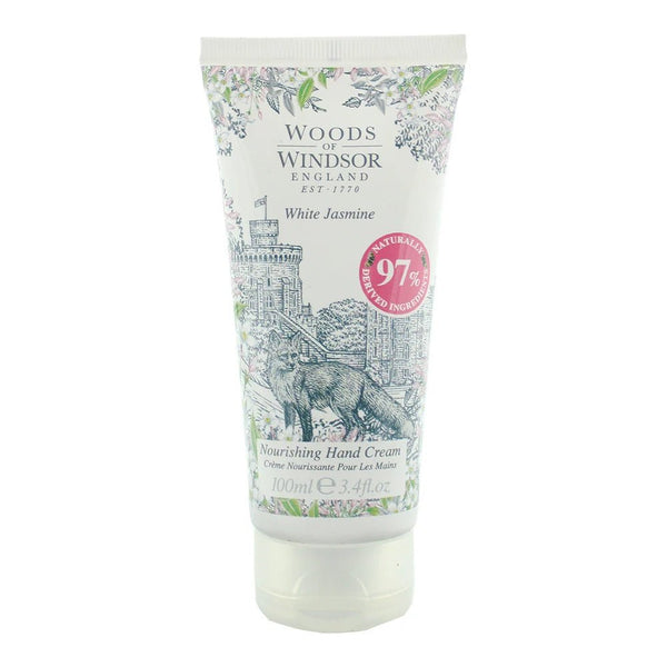 Woods Of Windsor White Jasmine Hand Cream 100ml - LookincredibleWoods of Windsor5056179303461