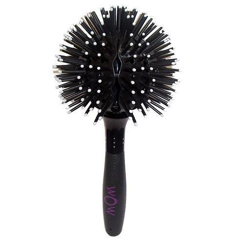 WOW 3-in-1 Professional Ball Blow Drying Detangling Heat Resistant Hair Brush Style - LookincredibleWOW