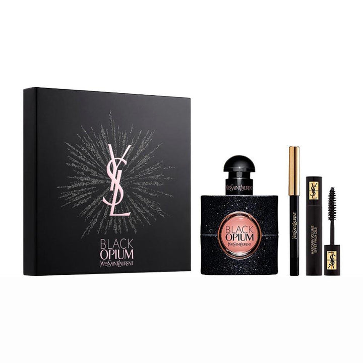 Yves Saint Laurent Black Opium 50ml EDP + Mini Mascara + Eye Pencil 0.8g - LookincredibleYves Saint Laurent3614273872553