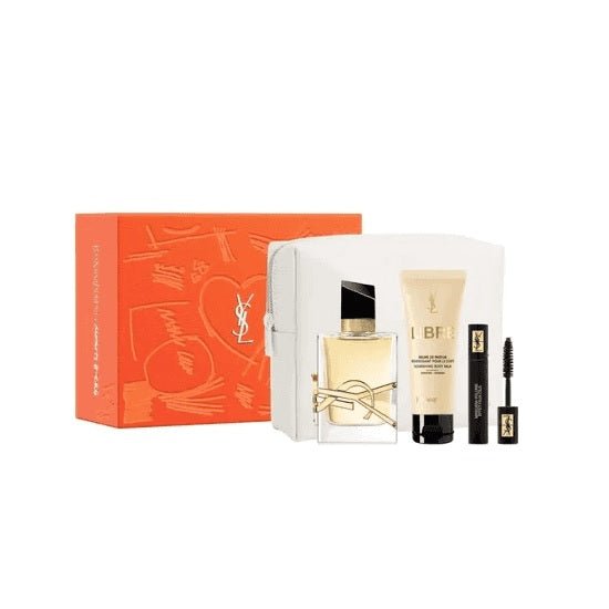 Yves Saint Laurent Libre 50ml EDP + 50ml Body Lotion + 2ml Mascara + Pouch Gift Set - LookincredibleYves Saint Laurent3614274121421