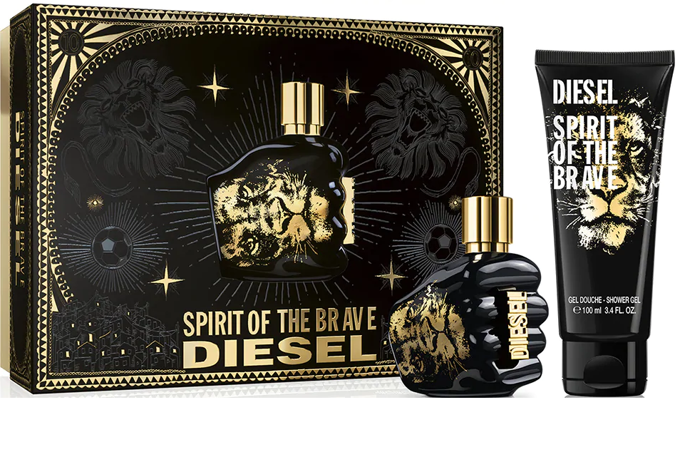 Diesel Spirit Of The Brave Gift Set 50ml EDT + 100ml Shower Gel - Feel Gorgeous